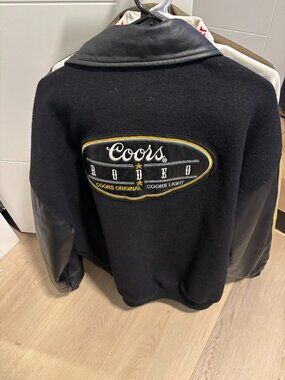 Vintage Coors Rodeo Letterman Jacket